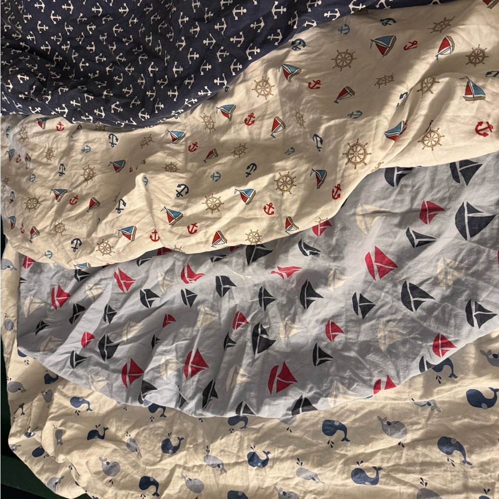 Nautical themed crib sheets
